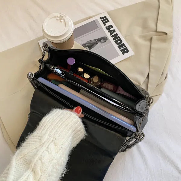 Bolsa Feminina De Couro Transversal Antonela