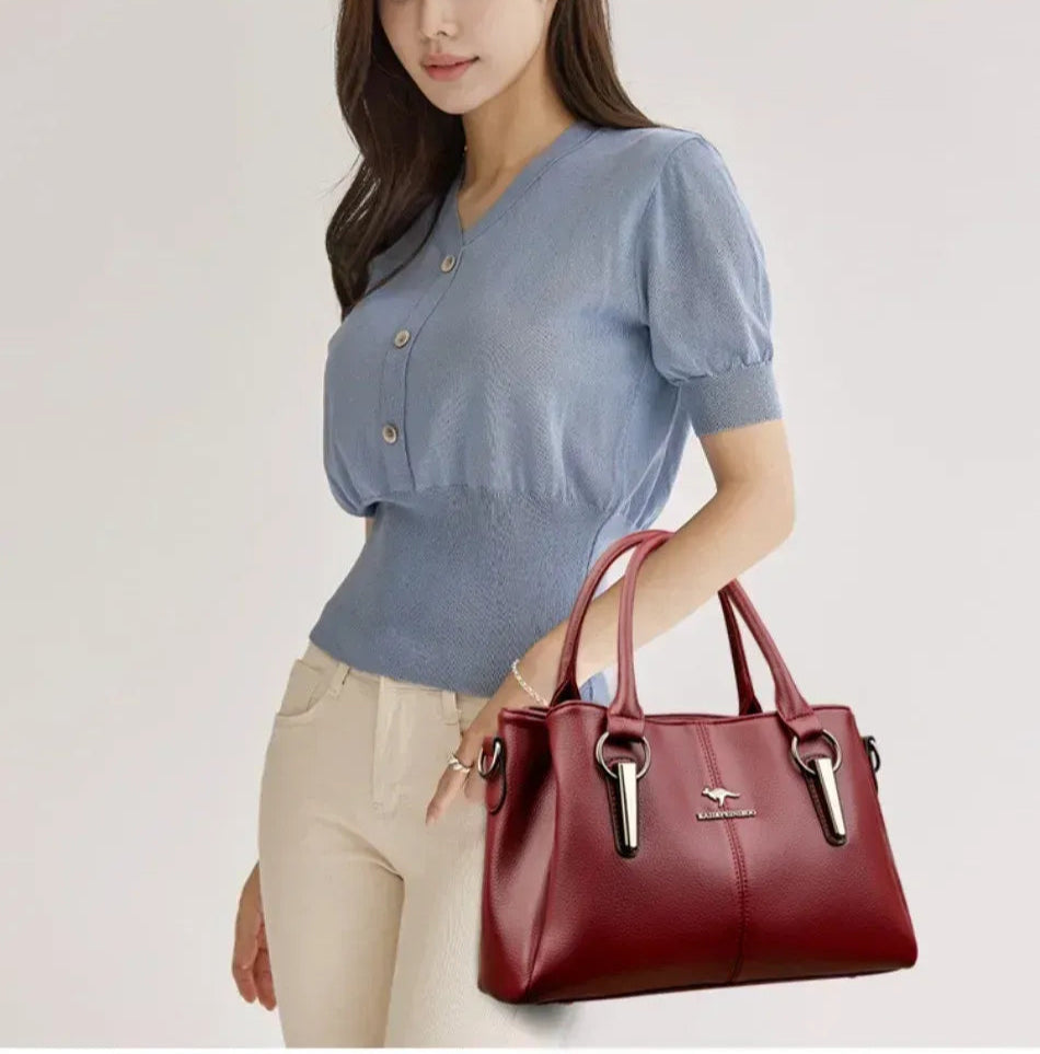 Bolsa Feminina De Couro Transversal Savana
