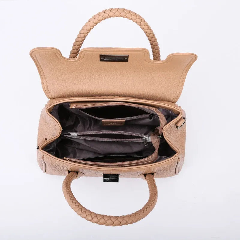 Bolsa Feminina Transversal De Couro Olga