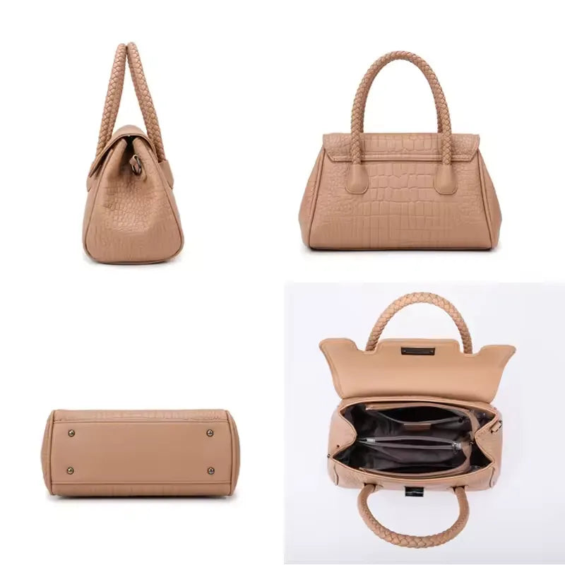Bolsa Feminina Transversal De Couro Olga