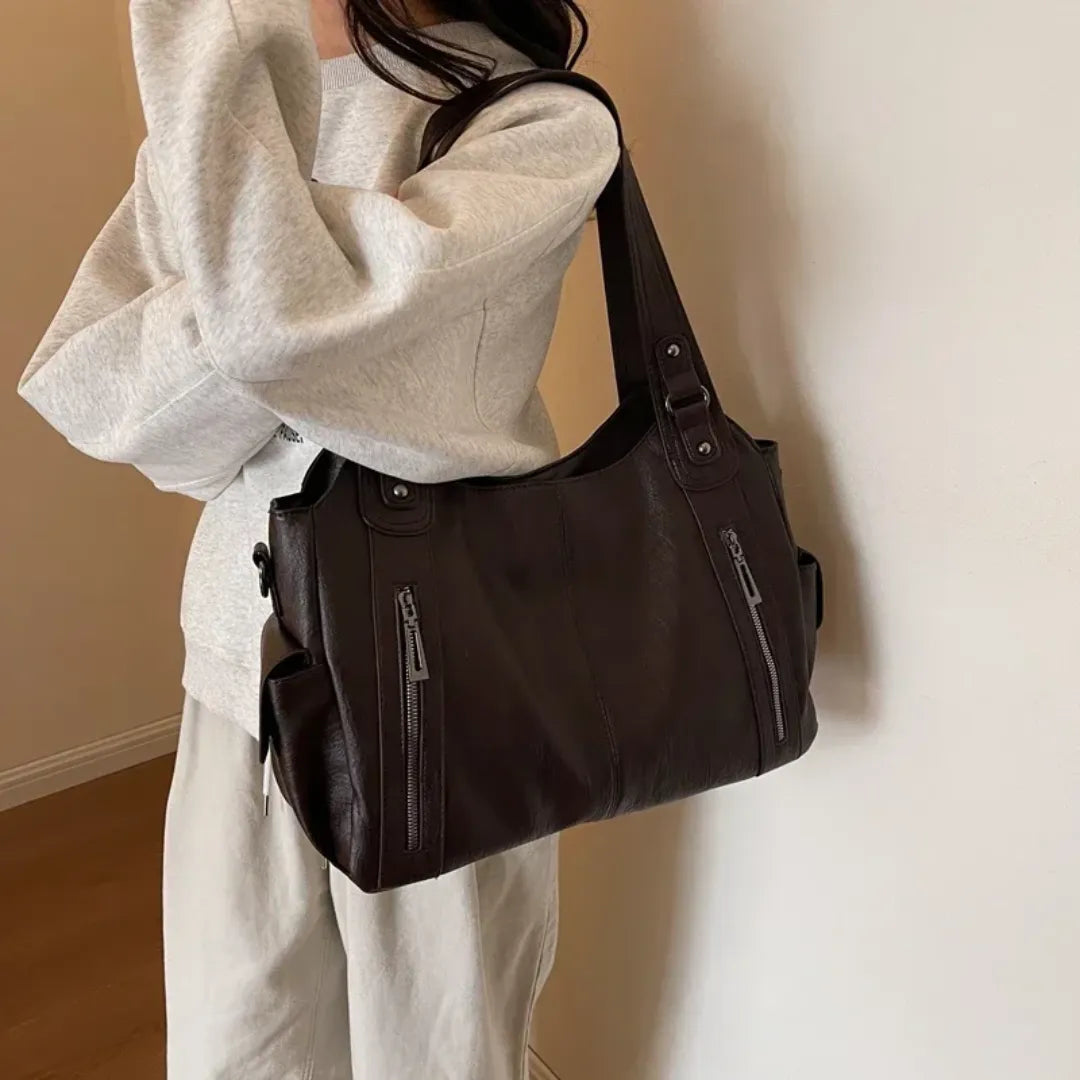 Bolsa Feminina de Couro Tote Líria