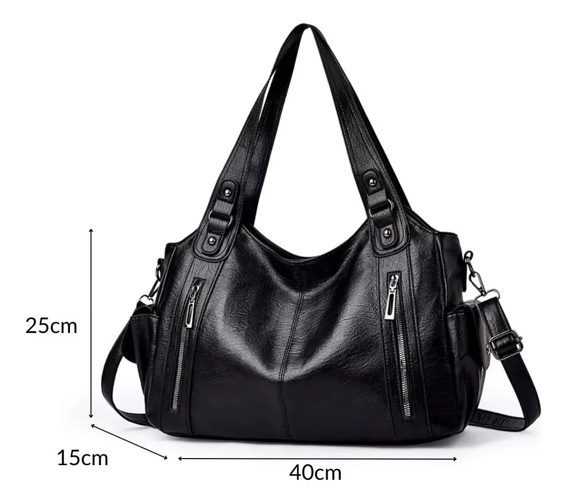 Bolsa Feminina de Couro Tote Líria