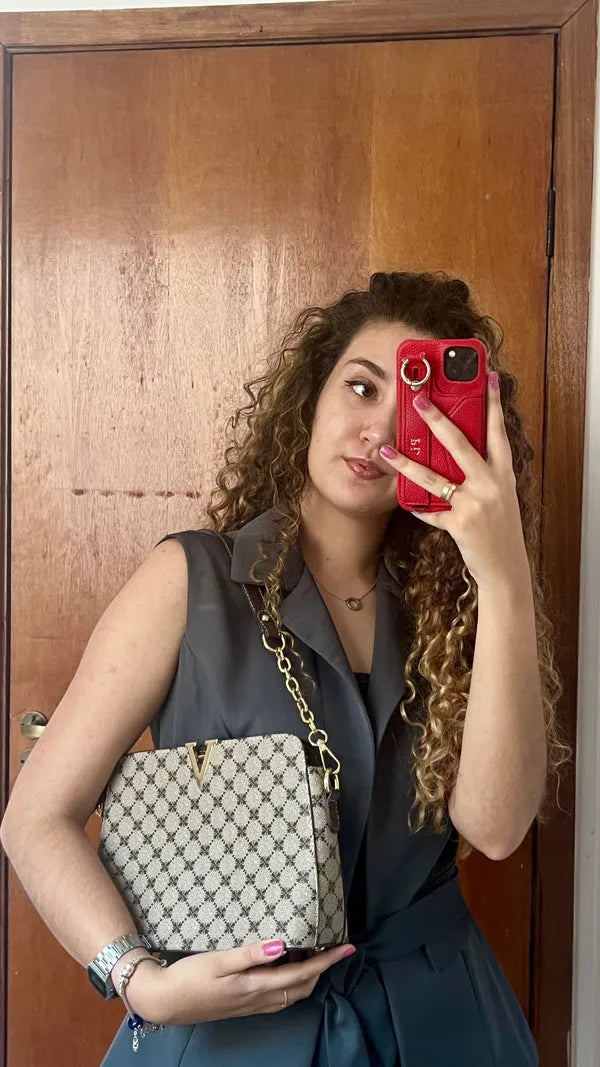 Bolsa Feminina de Couro Transversal Genova