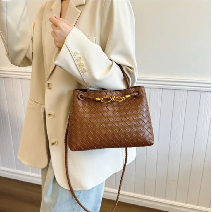 Bolsa Feminina de Couro Transversal Serenata