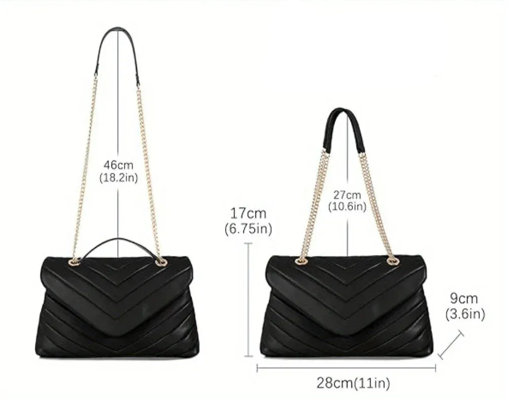Bolsa Feminina Transversal De Couro Olga