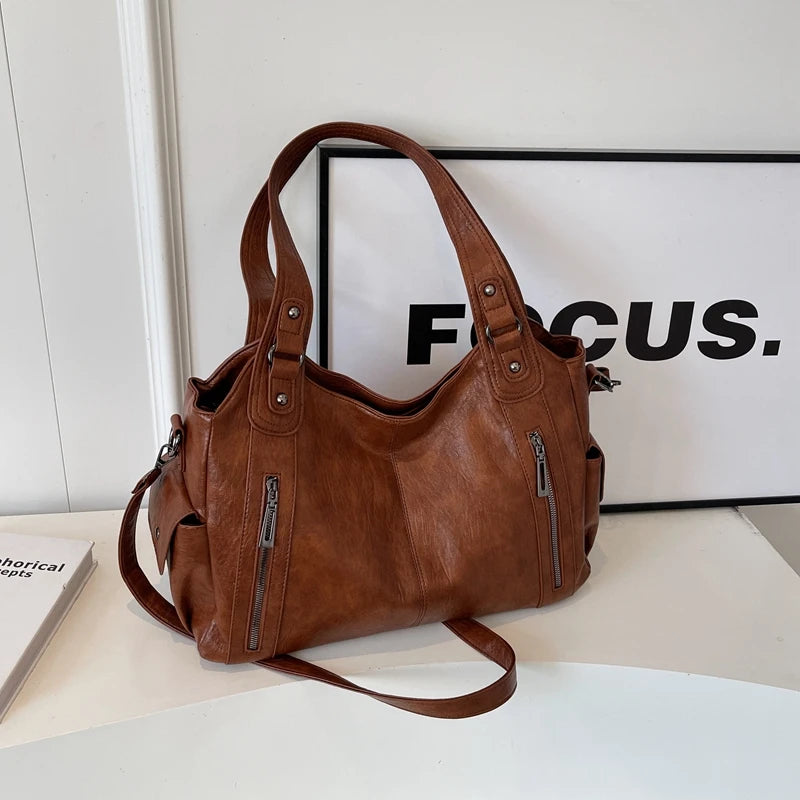 Bolsa Feminina de Couro Tote Líria