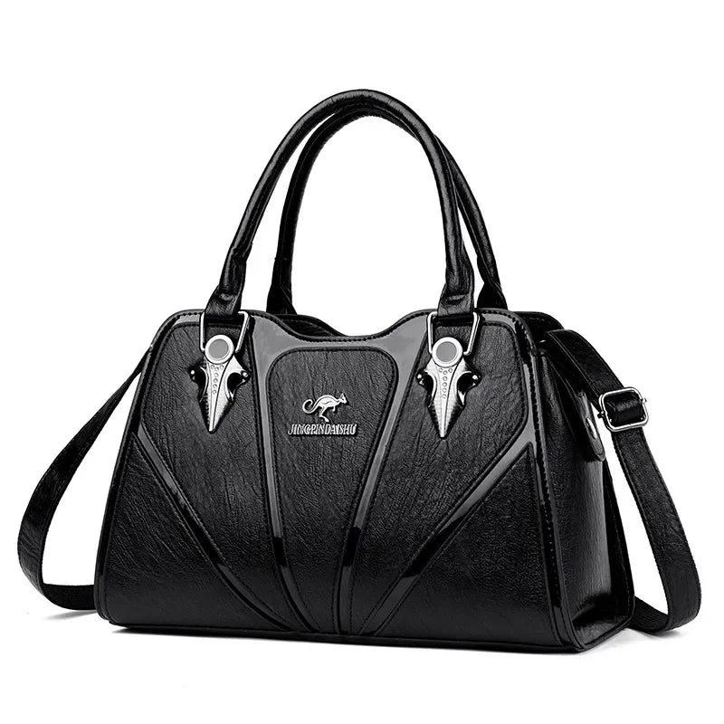 Bolsa Feminina De Couro Transversal Fiorela