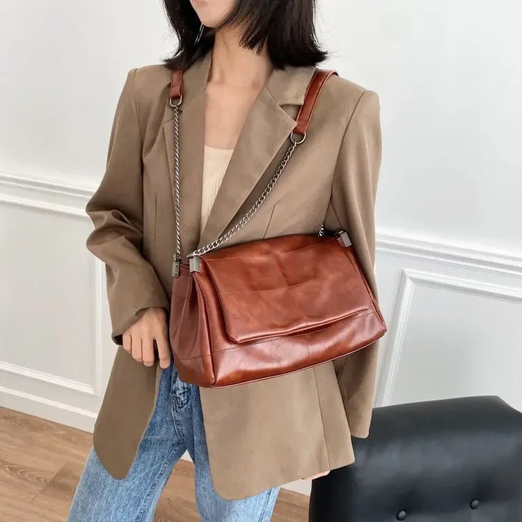 Bolsa Feminina De Couro Transversal Antonela