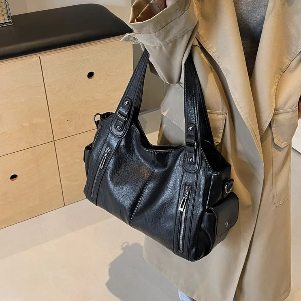 Bolsa Feminina de Couro Tote Líria