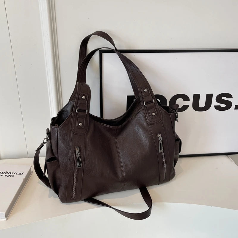 Bolsa Feminina de Couro Tote Líria