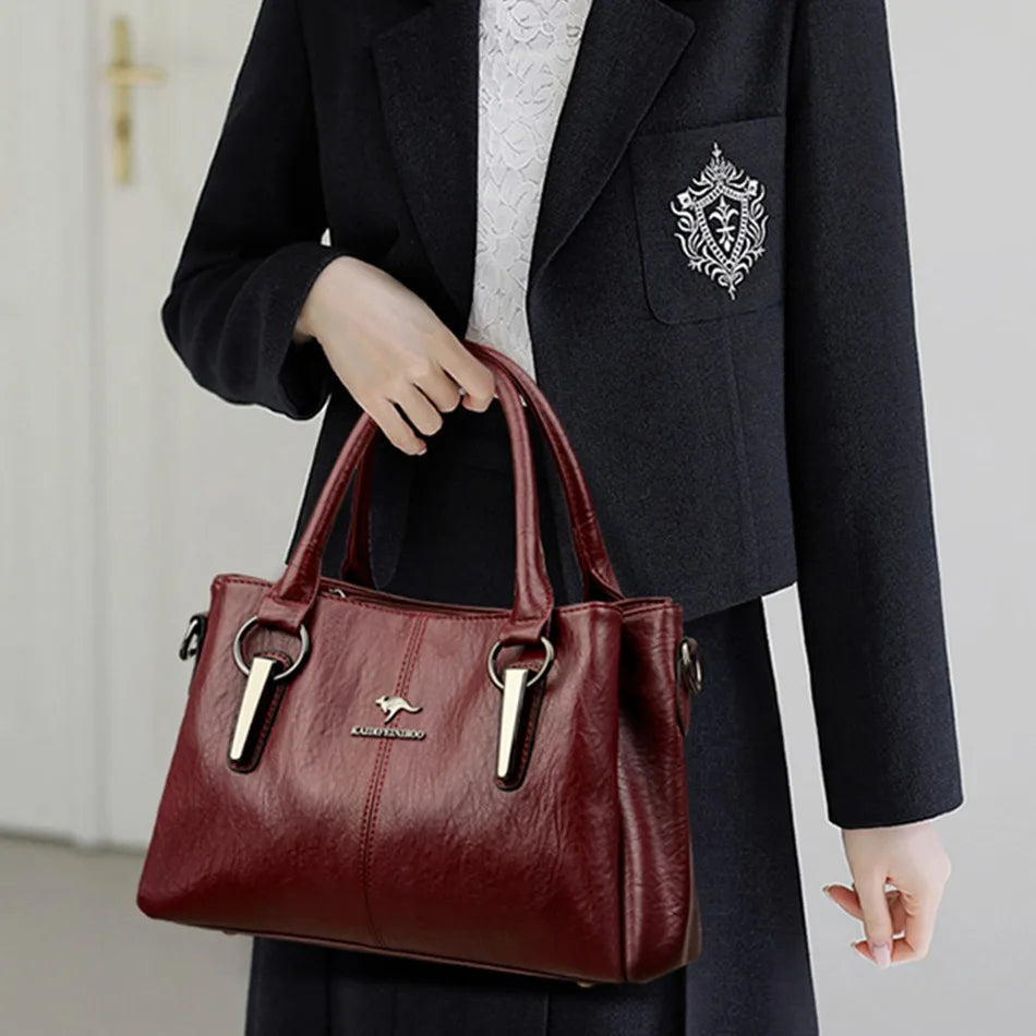 Bolsa Feminina De Couro Transversal Savana