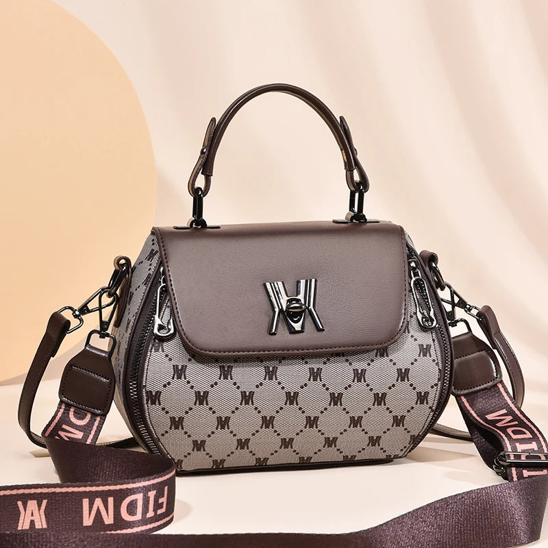 Bolsa Feminina de Couro Transversal Azure