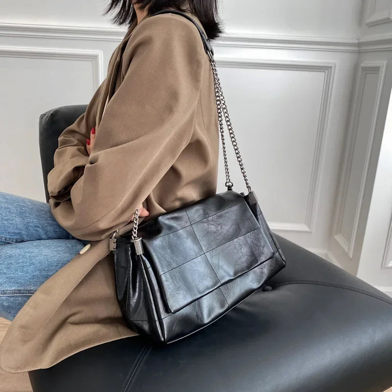 Bolsa Feminina De Couro Transversal Antonela