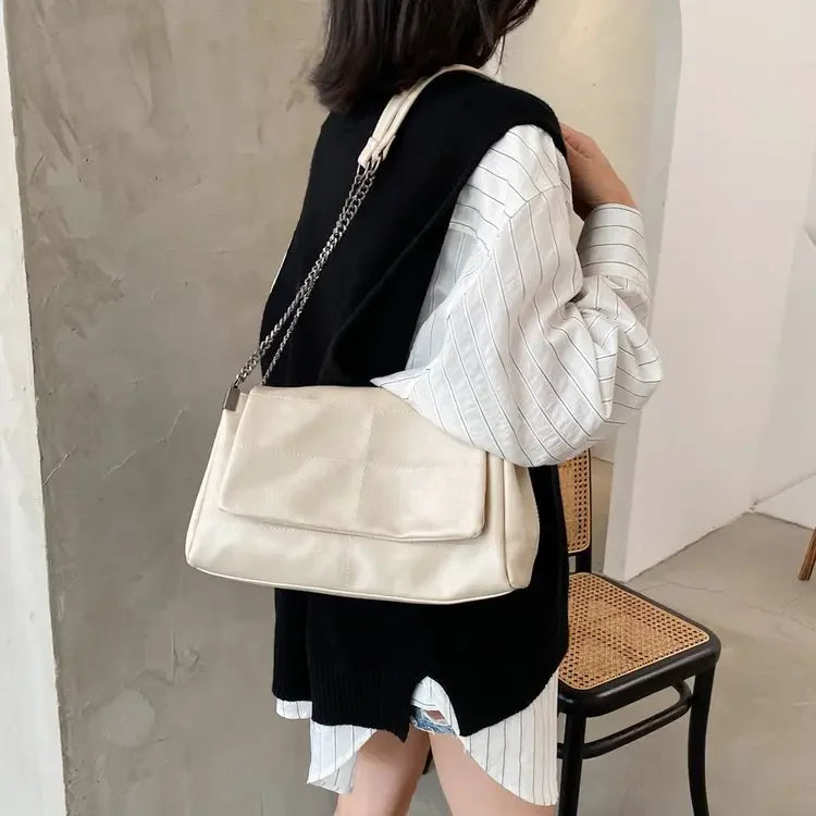 Bolsa Feminina De Couro Transversal Antonela