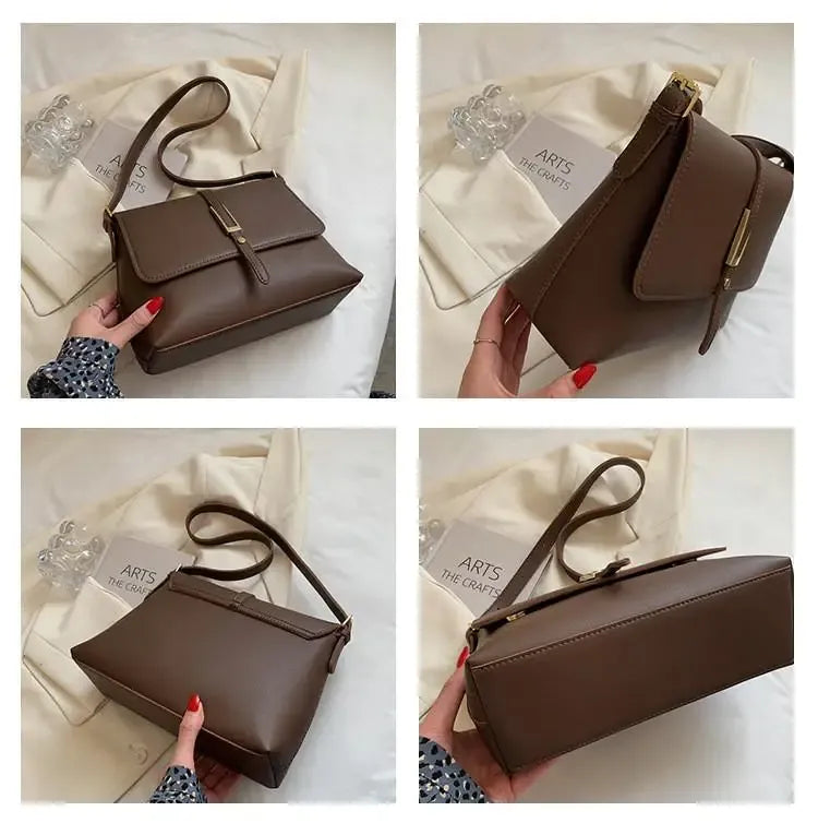 Bolsa Feminina De Couro Transversal Avila