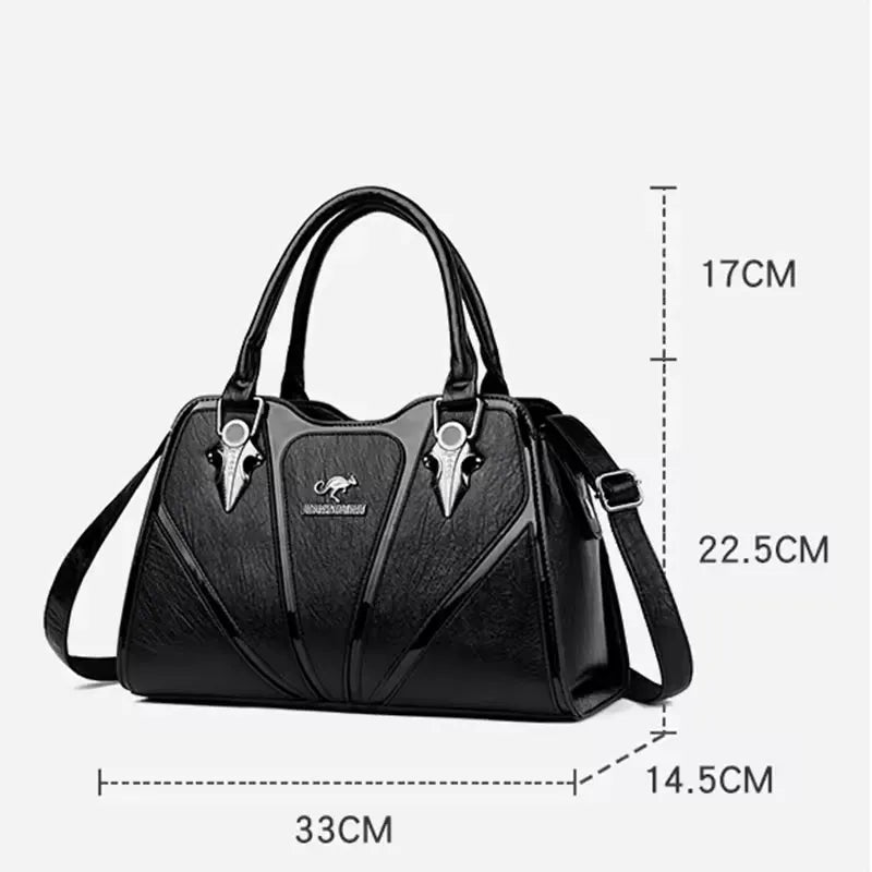 Bolsa Feminina De Couro Transversal Fiorela
