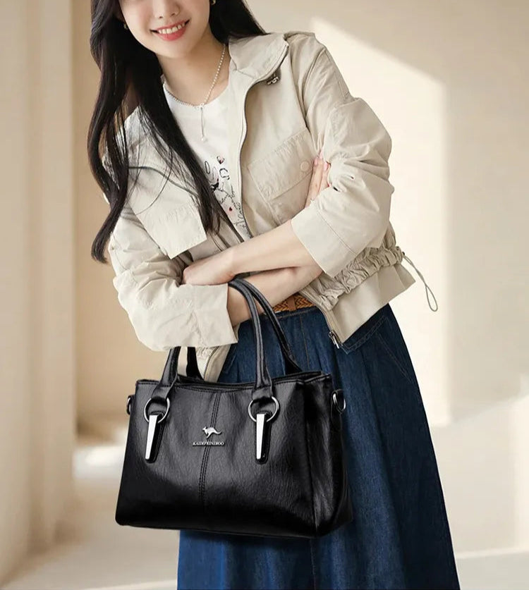 Bolsa Feminina De Couro Transversal Savana