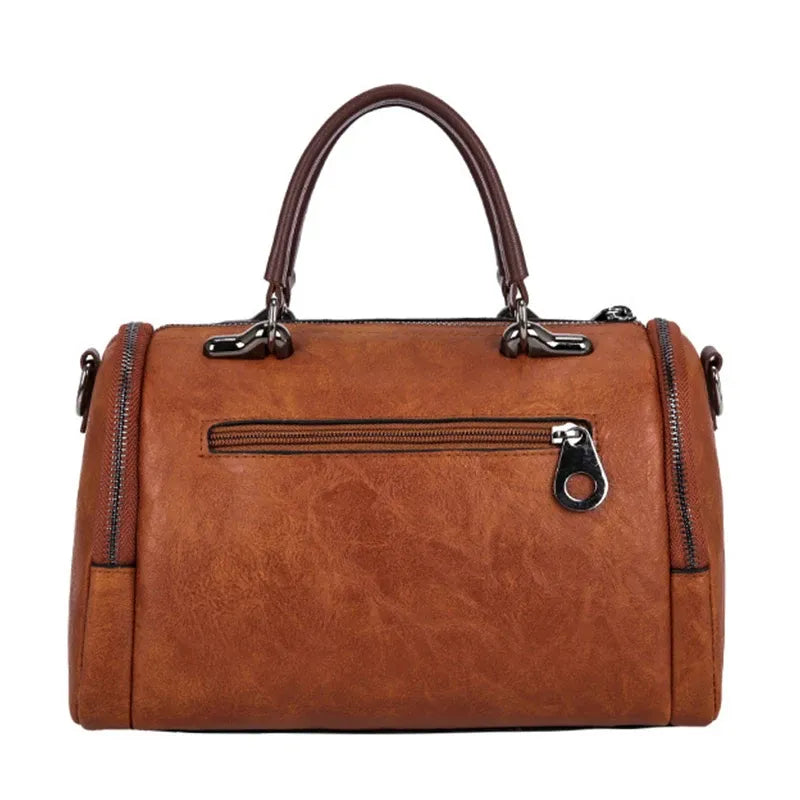 Bolsa Feminina Media De Couro Onix