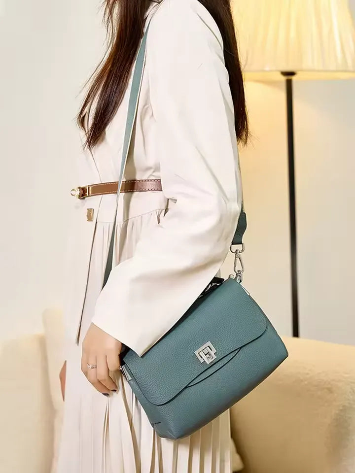 Bolsa Feminina Transversal De Couro Kaile