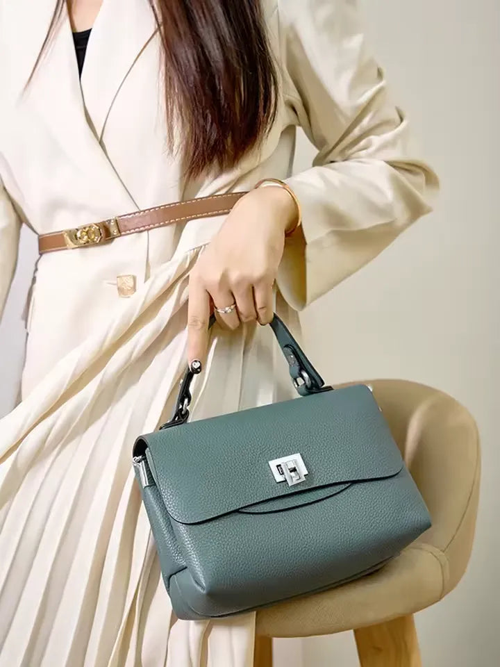 Bolsa Feminina Transversal De Couro Kaile