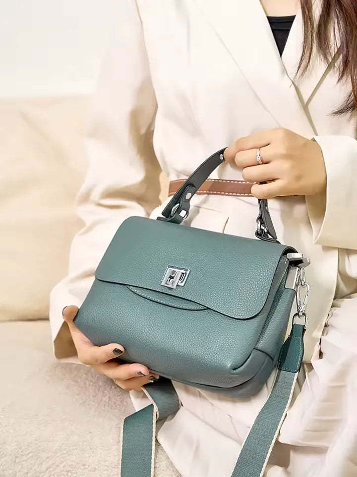 Bolsa Feminina Transversal De Couro Kaile