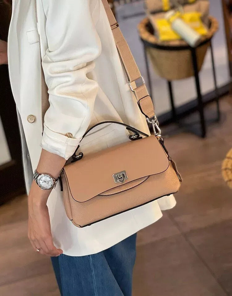 Bolsa Feminina Transversal De Couro Kaile