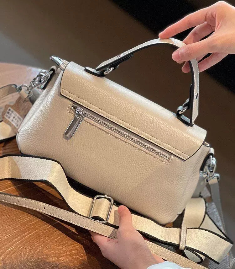 Bolsa Feminina Transversal De Couro Kaile