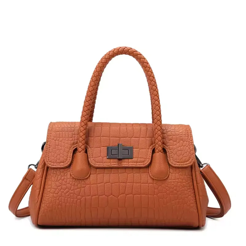 Bolsa Feminina Transversal De Couro Olga