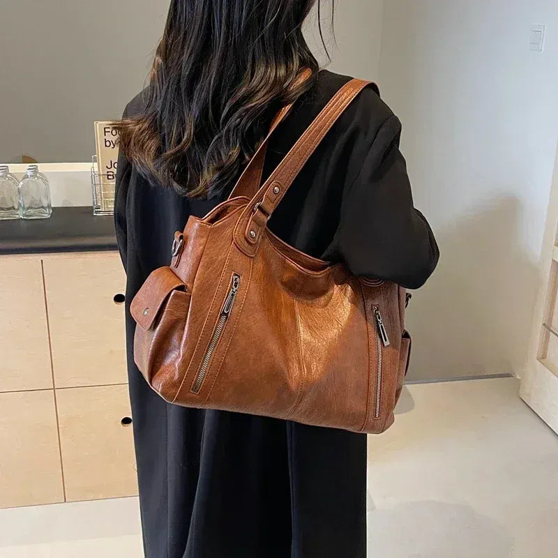 Bolsa Feminina de Couro Tote Líria