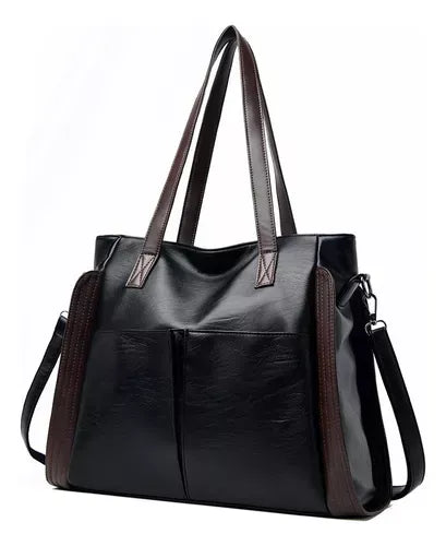 Bolsa Feminina de Couro Tote Ravena
