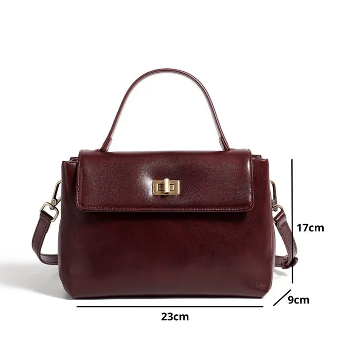 Bolsa Feminina de Couro Transversal Santorini