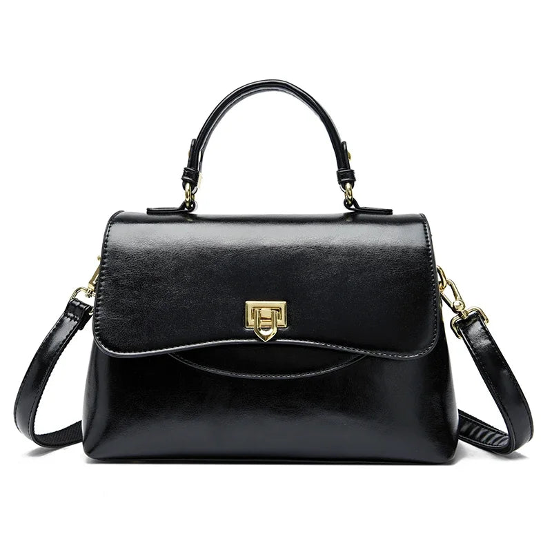 Bolsa Feminina De Couro Transversal Aquila