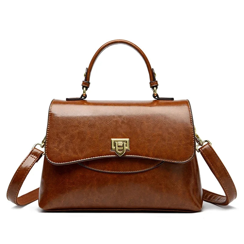 Bolsa Feminina De Couro Transversal Aquila