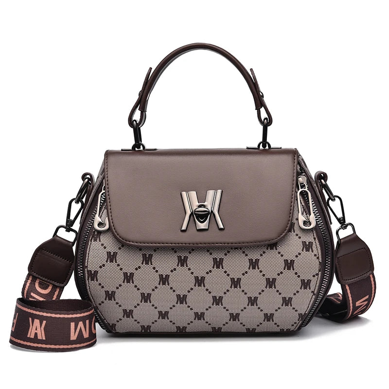 Bolsa Feminina de Couro Transversal Azure