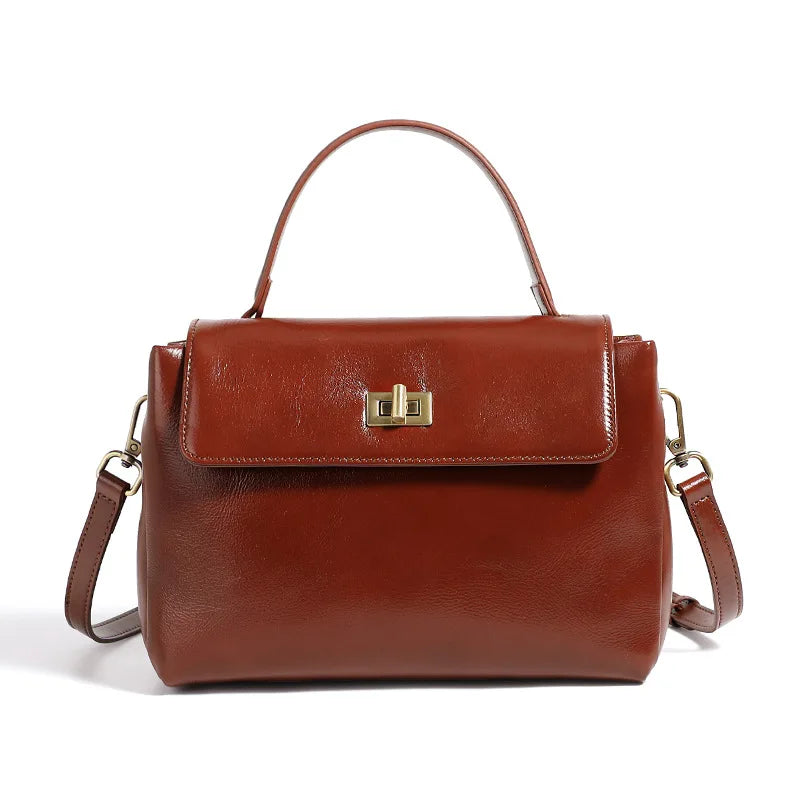 Bolsa Feminina de Couro Transversal Santorini