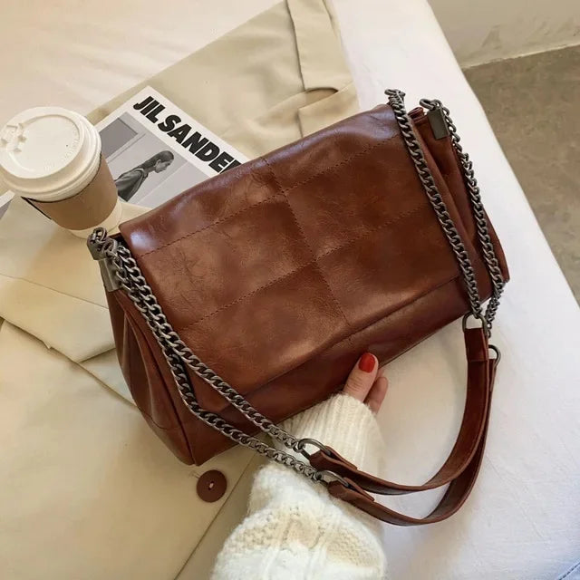 Bolsa Feminina De Couro Transversal Antonela